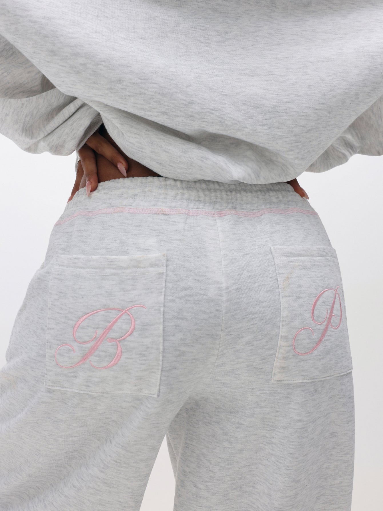 Logo Marled Sweatpant
