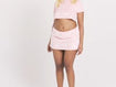 Aubrey Velour Mini Skirt