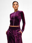Velour Track Jacket
