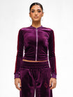 Velour Track Jacket