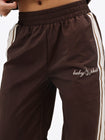Nylon Track Pant With Side Stripe