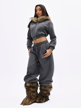 Baggy Sweatpant with Rhinestones