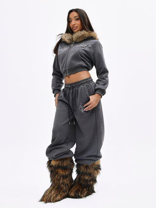 Baggy Sweatpant with Rhinestones