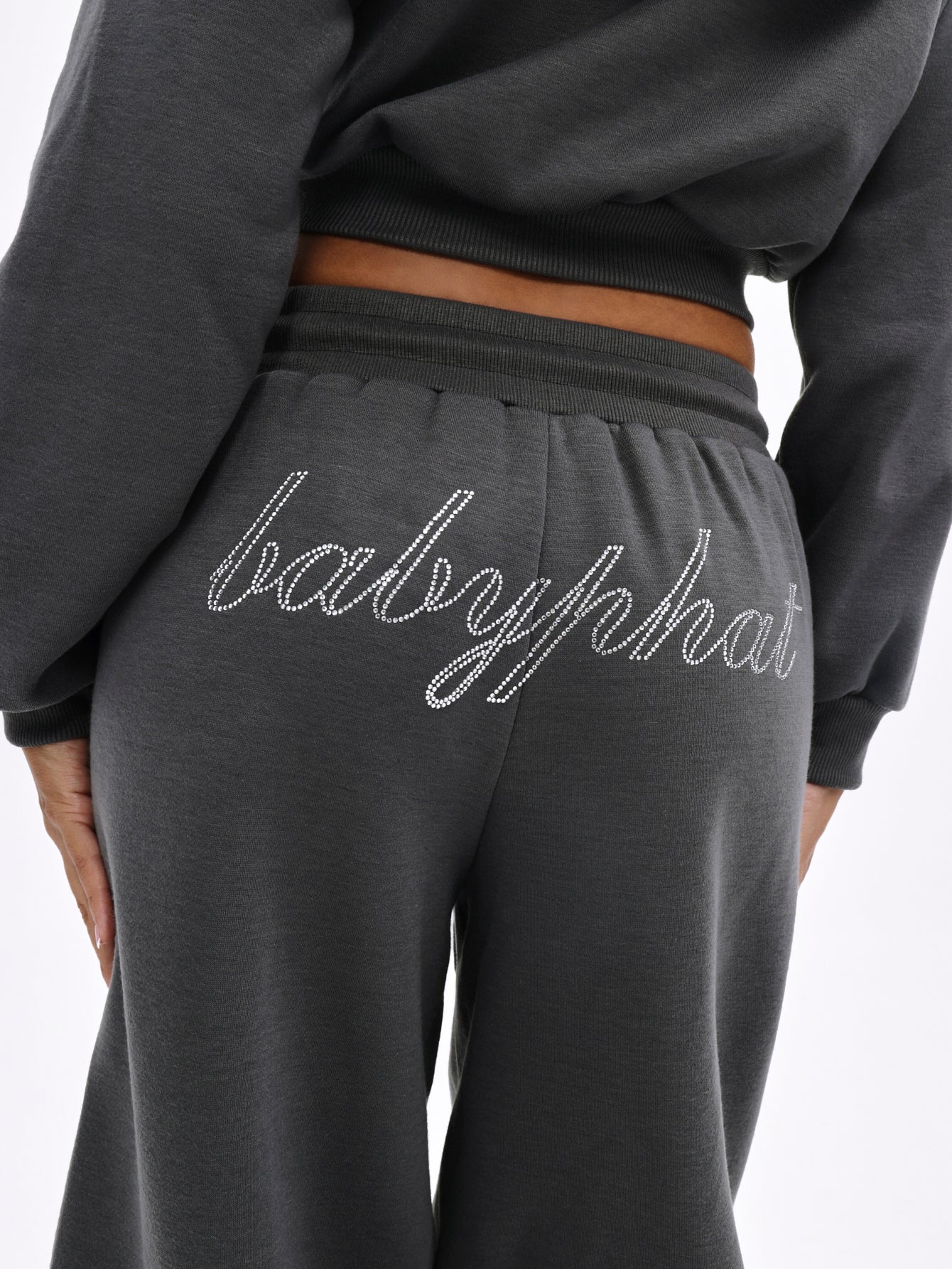 Baggy Sweatpant with Rhinestones