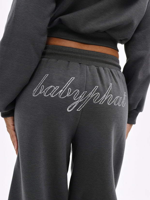 Baggy Sweatpant with Rhinestones