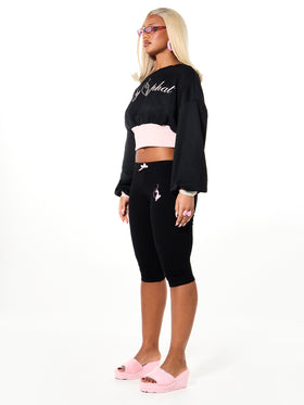 Capri Legging with Leopard Logo