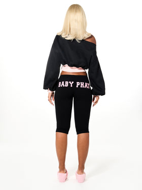 Capri Legging with Leopard Logo