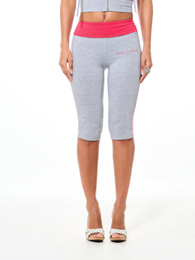 Foldover Capri with Contrast Waistband