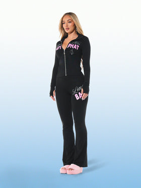 Little Miss Baby Phat Long Sleeve Zip Up Top