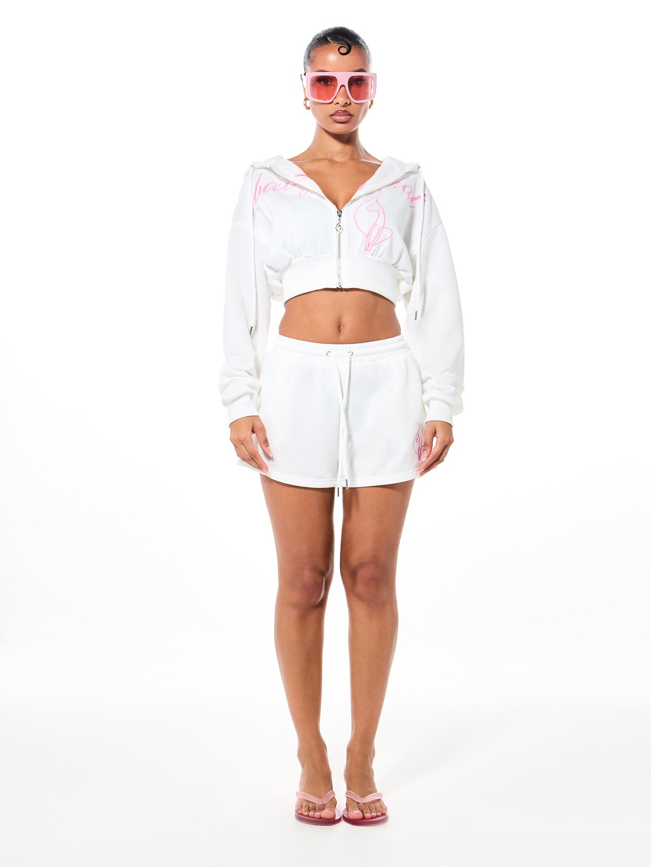 Cropped Zip Up Hoodie | Baby Phat