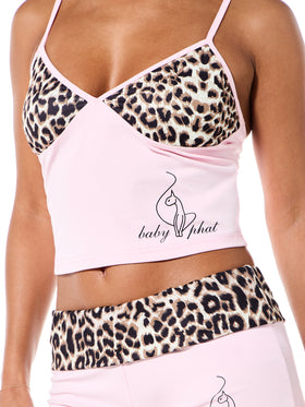 Cami Top with Leopard