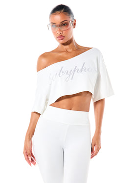 Two Piece Off Shoulder Top and Capri Set