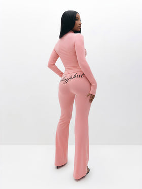 Long Sleeve High Neck Zip Up Top