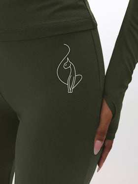 Pull on Flare Leggings