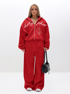 Baggy Sweatpants With Appliqué