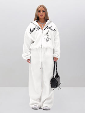 Baggy Sweatpants With Appliqué