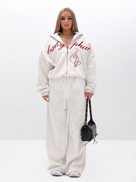 Baggy Sweatpant with Appliqué