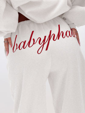 Baggy Sweatpant with Appliqué