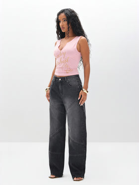 Notch Neck Tank Top