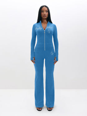 Long Sleeve High Neck Zip Up Top