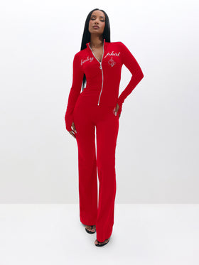 Long Sleeve High Neck Zip Up Top