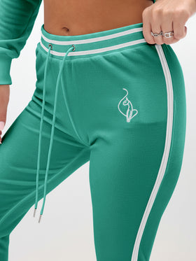 Slim Fit Velour Bootcut Pant