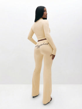 Long Sleeve High Neck Zip Up Top