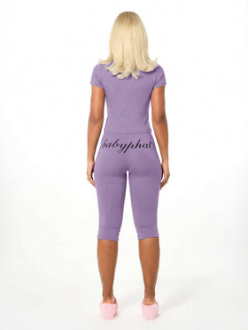 Logo Capri Legging