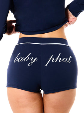 Sporty Contrast Stripe Micro Short