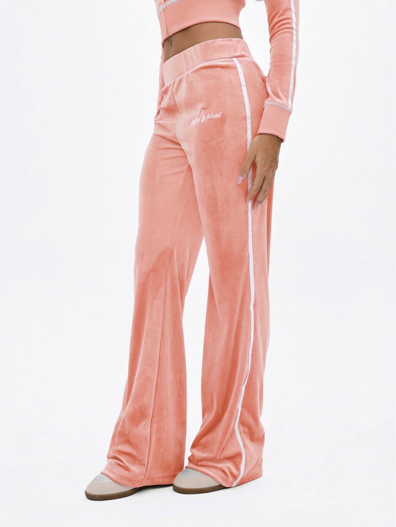 Retro Velour Flare Sweatpant