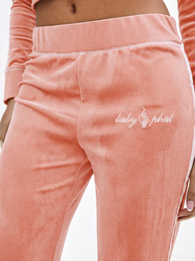 Retro Velour Flare Sweatpant