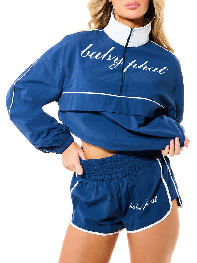 Half Zip Retro Windbreaker