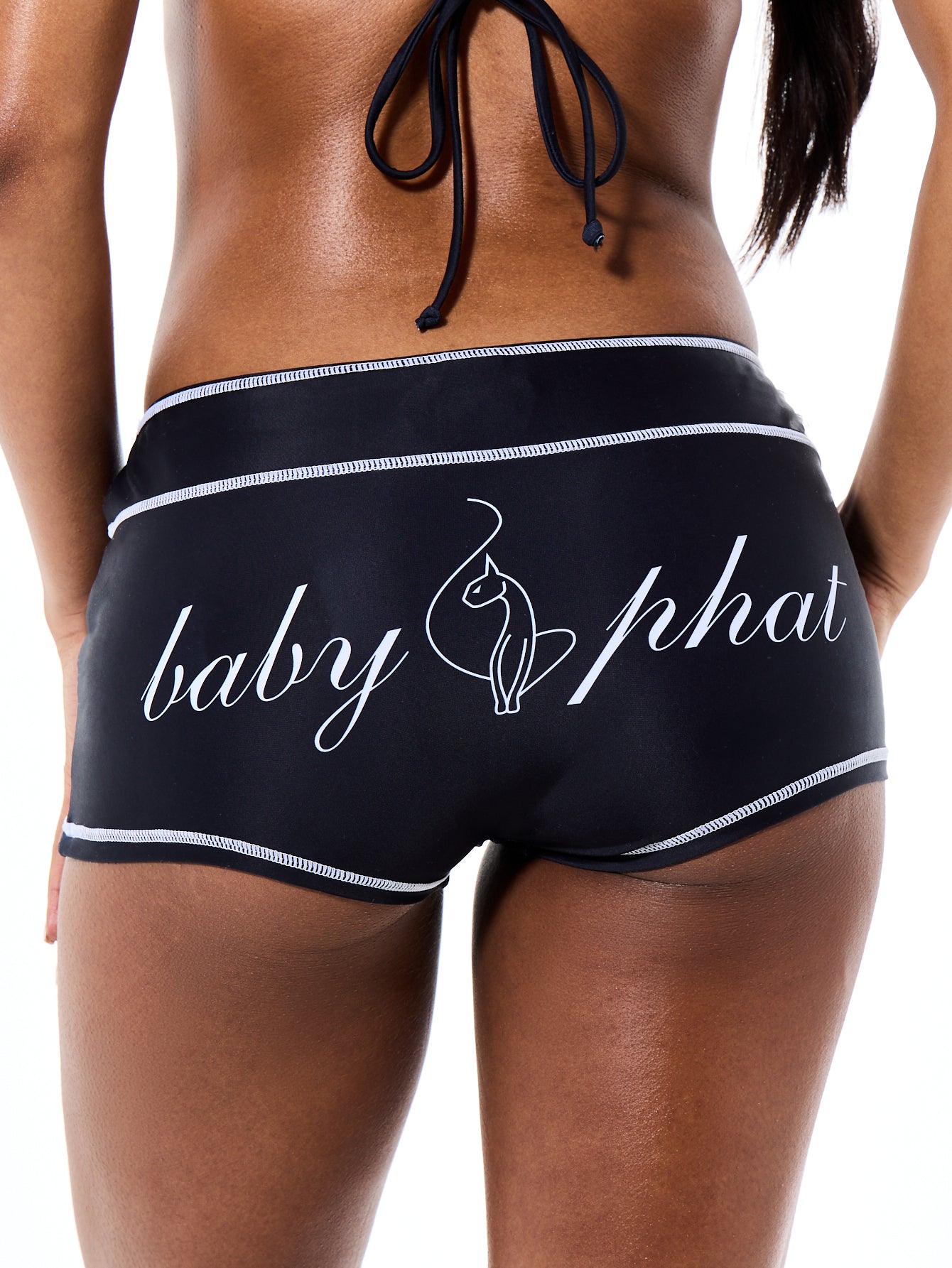 Contrast Stitch Swim Shorts