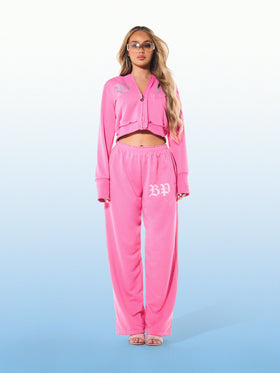 Straight Leg Glitter Angel Sweatpant
