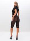 Mesh Sheer Capri Leggings