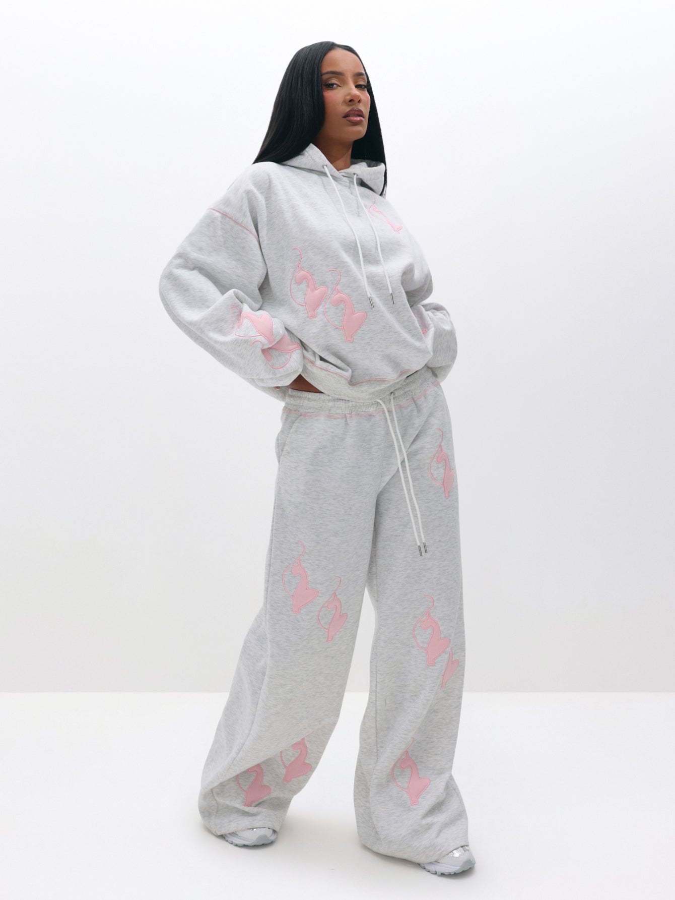 Logo Marled Sweatpant