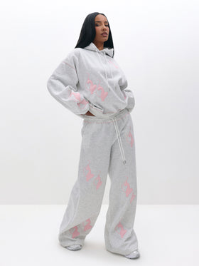 Logo Marled Sweatpant