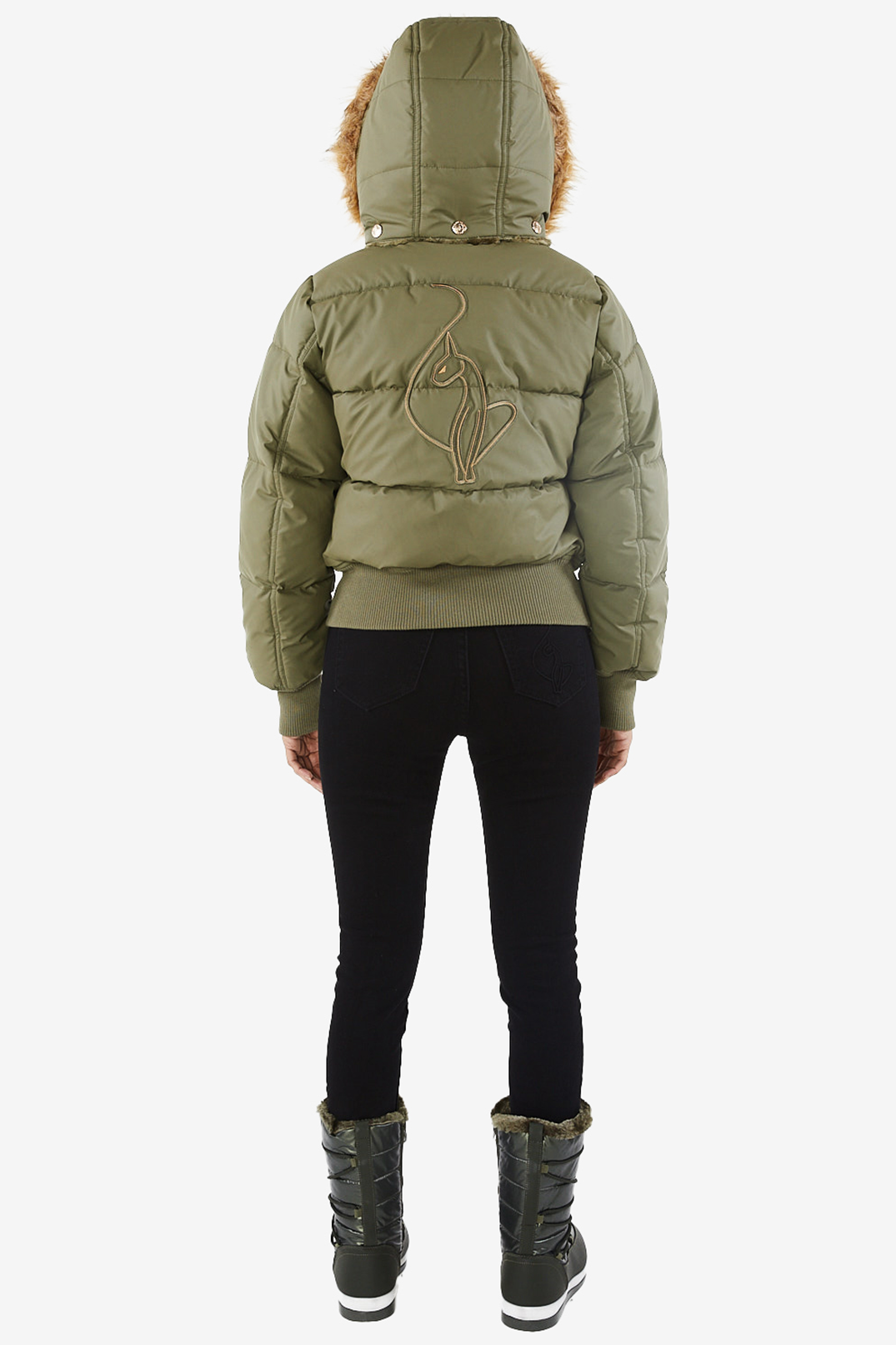 OLIVE PUFFER Baby Phat