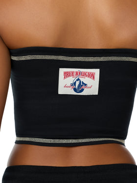 Baby Phat X True Religion Crystal Cat Tube Top