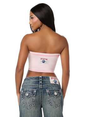 Baby Phat X True Religion Crystal Cat Tube Top