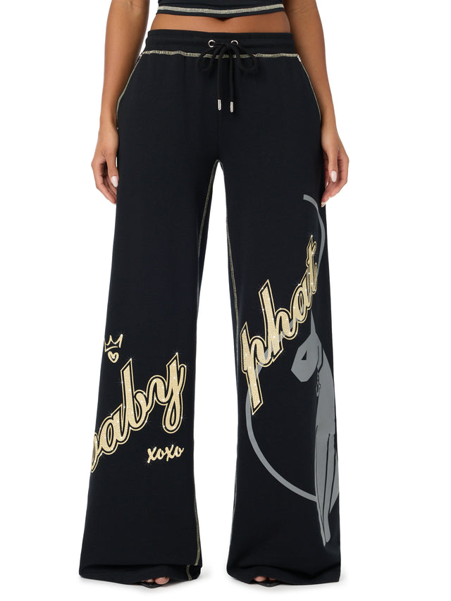 Baby Phat X True Religion Low Rise Baggy Sweatpant