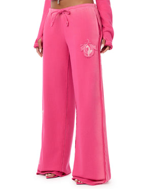 Baby Phat X True Religion Crystal Low Rise Sweatpant