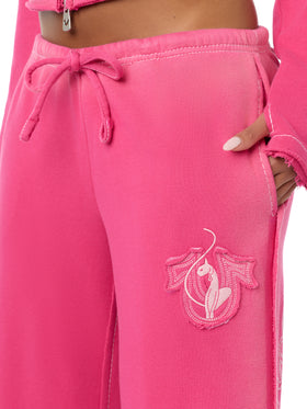 Baby Phat X True Religion Crystal Low Rise Sweatpant