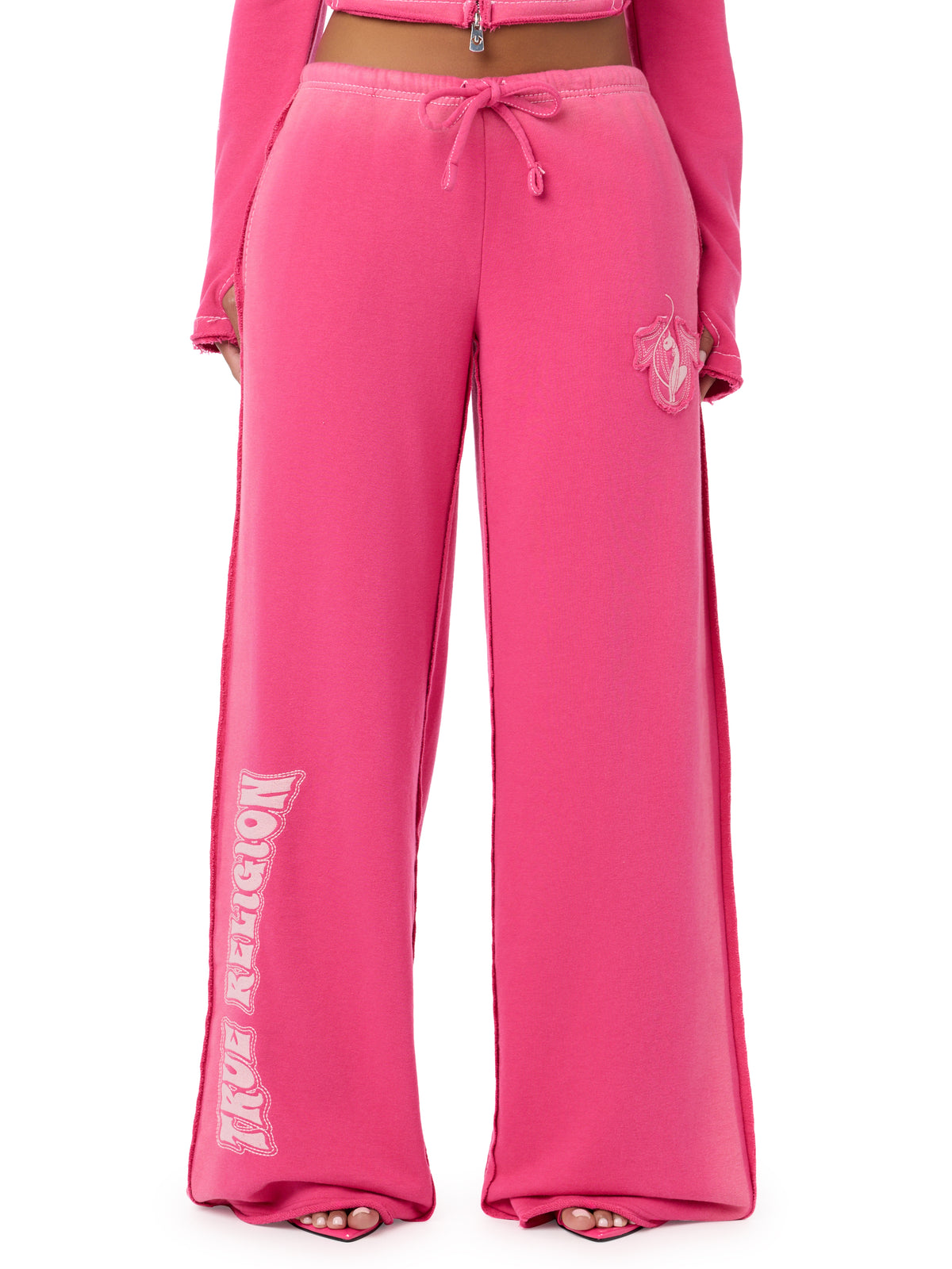 Baby Phat X True Religion Crystal Low Rise Sweatpant