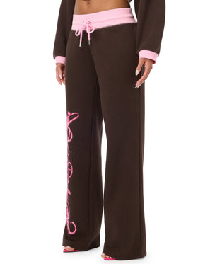 Baby Phat X True Religion Crystal Low Rise Sweatpant