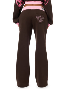 Baby Phat X True Religion Crystal Low Rise Sweatpant