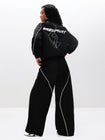 Wide Leg Nylon Trackpants