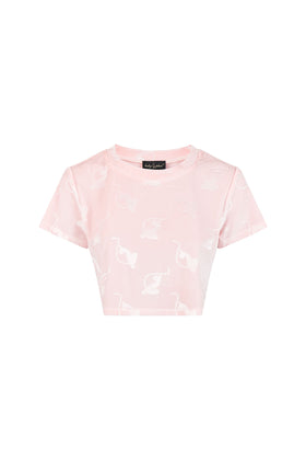 Aubrey Velour Crop Top