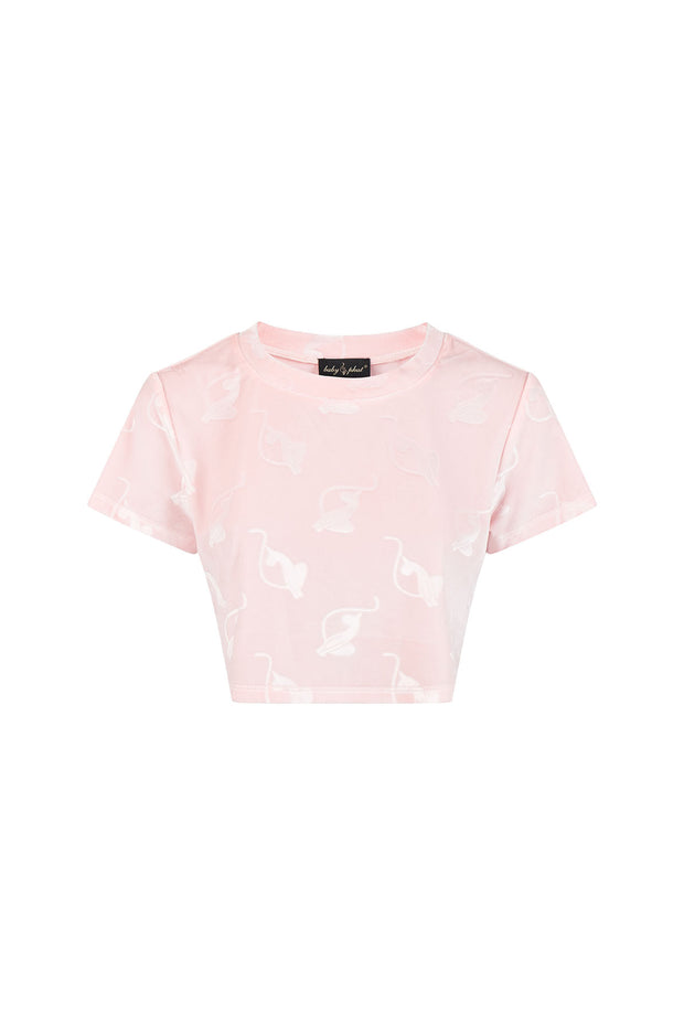 Aubrey Velour Crop Top
