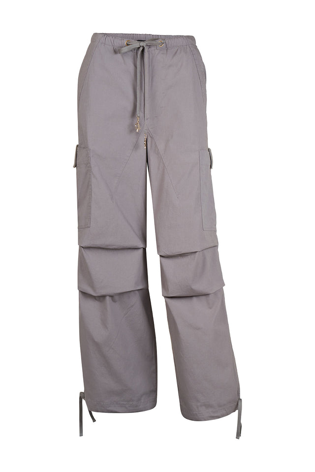 Brooke Cargo Pant, slate grey utility cargo design, front view